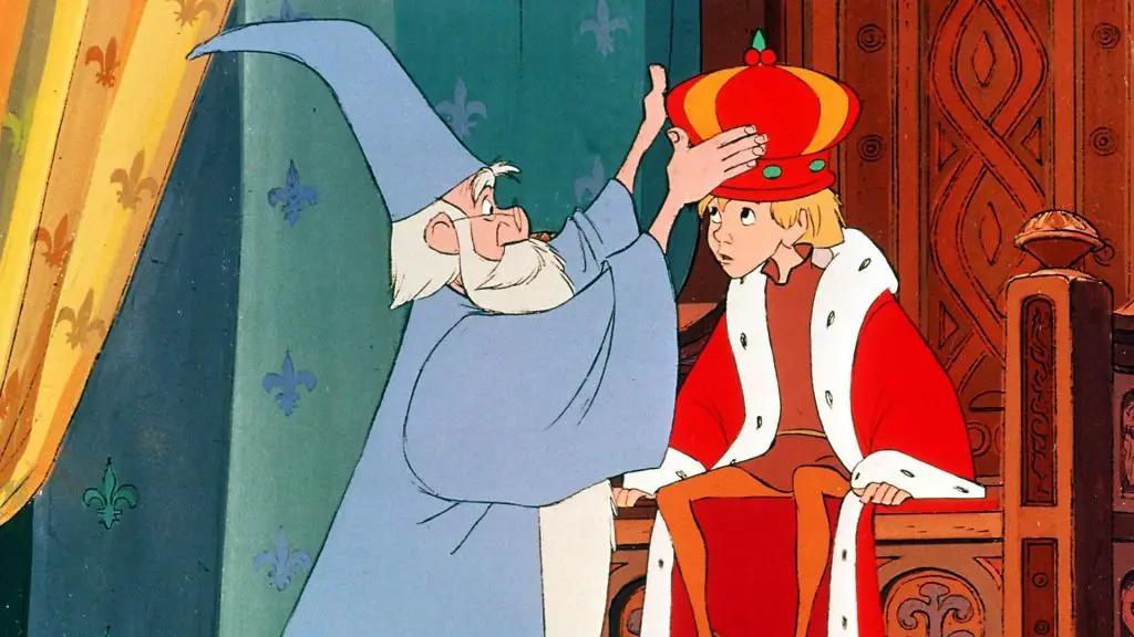 El mago Merlín estaba a disposición del joven Rey Arturo para ayudarlo y aconsejarlo