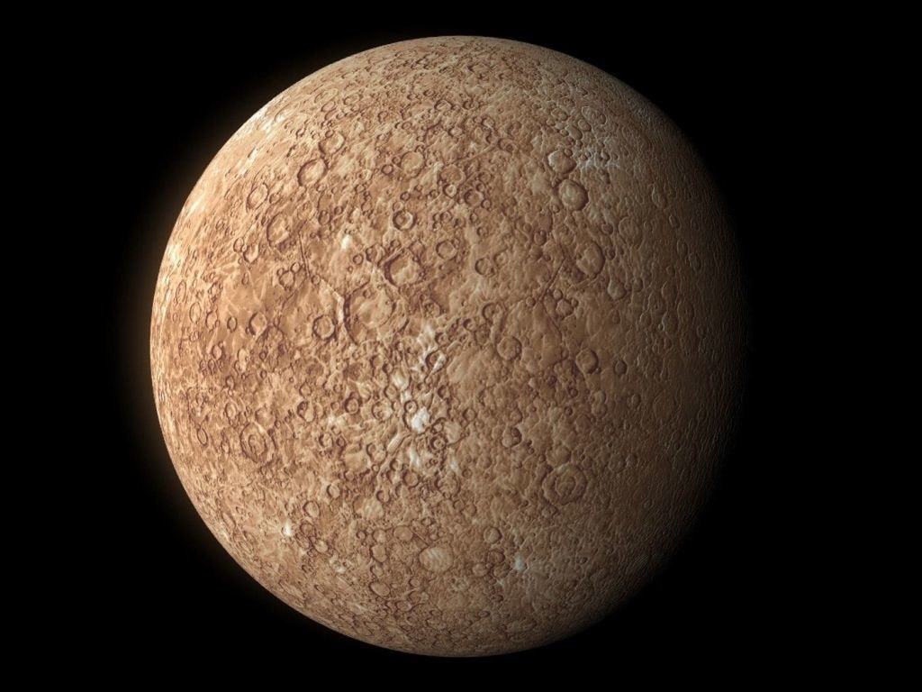 Mercurio, el planeta mas proximo al sol cuenta con temperaturas extremas en la noche y en el dia