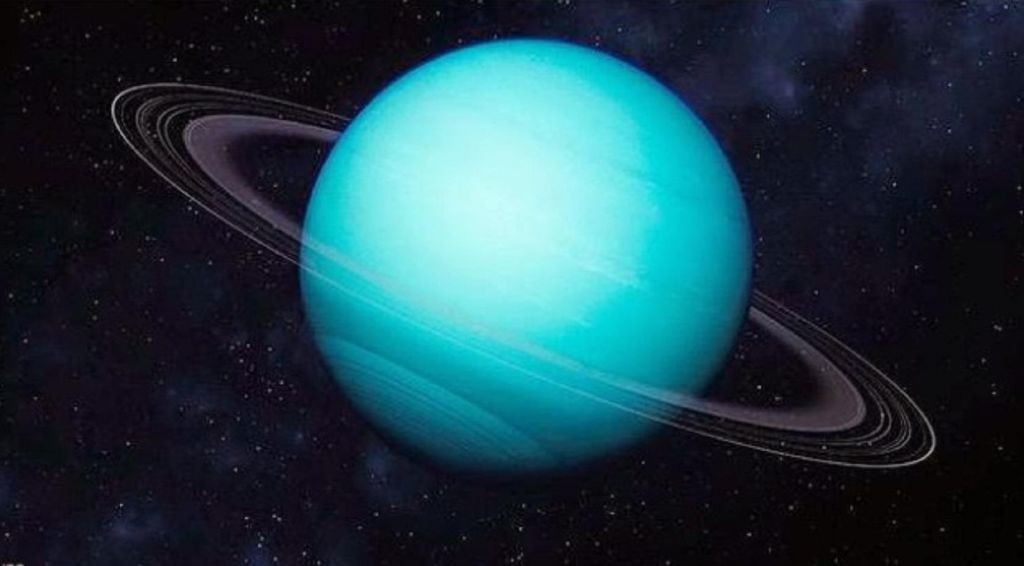 Urano tiene una inclinacion acusada que genera estaciones muy extremas