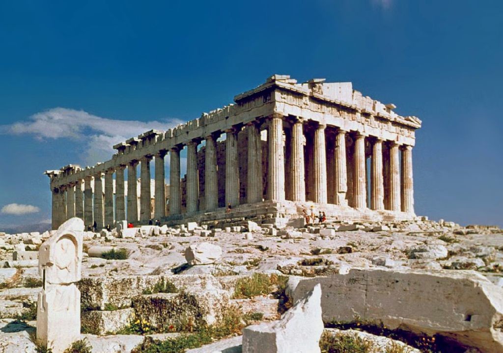 El Partenon de Grecia. Uno de los monumentos conmemorativos de su epoca clasica