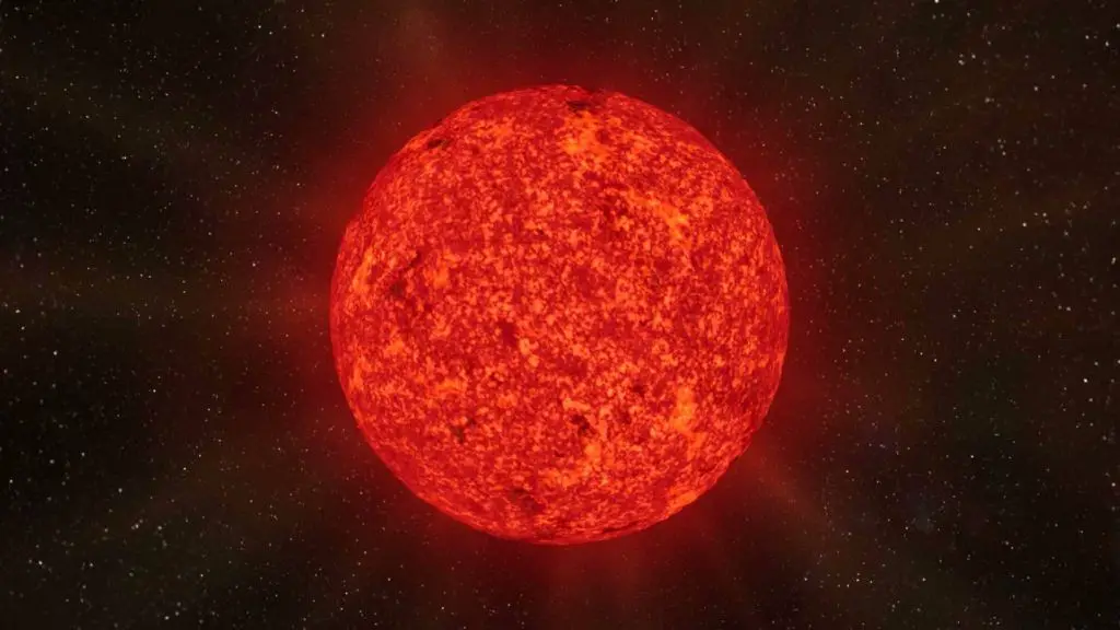 Las estrellas grandes que se están apagando pueden llegar a dar lugar a un nuevo agujero negro