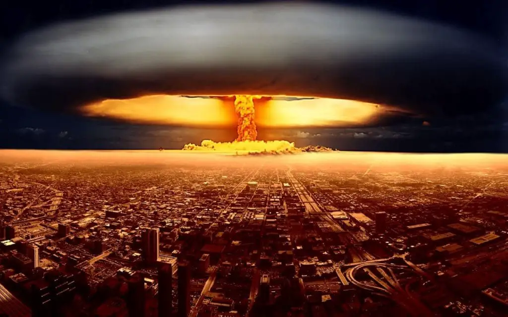 Imagen de una explosion de bomba nuclear