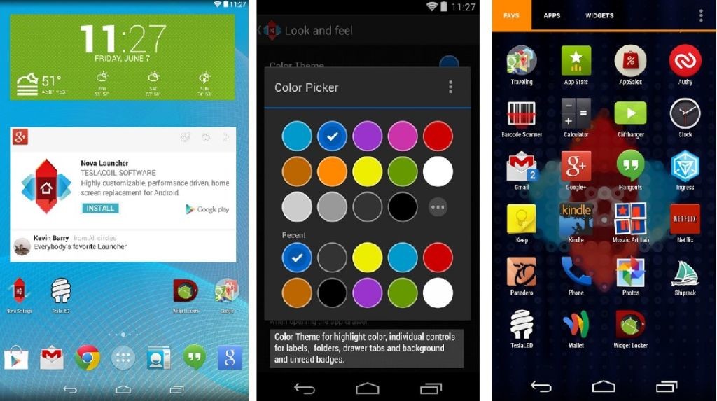 Nova Launcher temas para Android