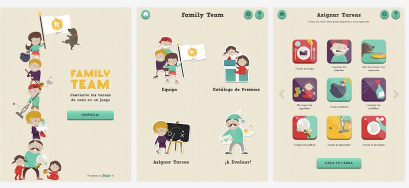 Apps para ninos Family Team