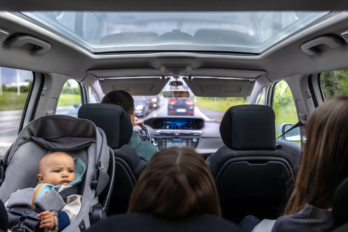 A contramarcha la posición más segura