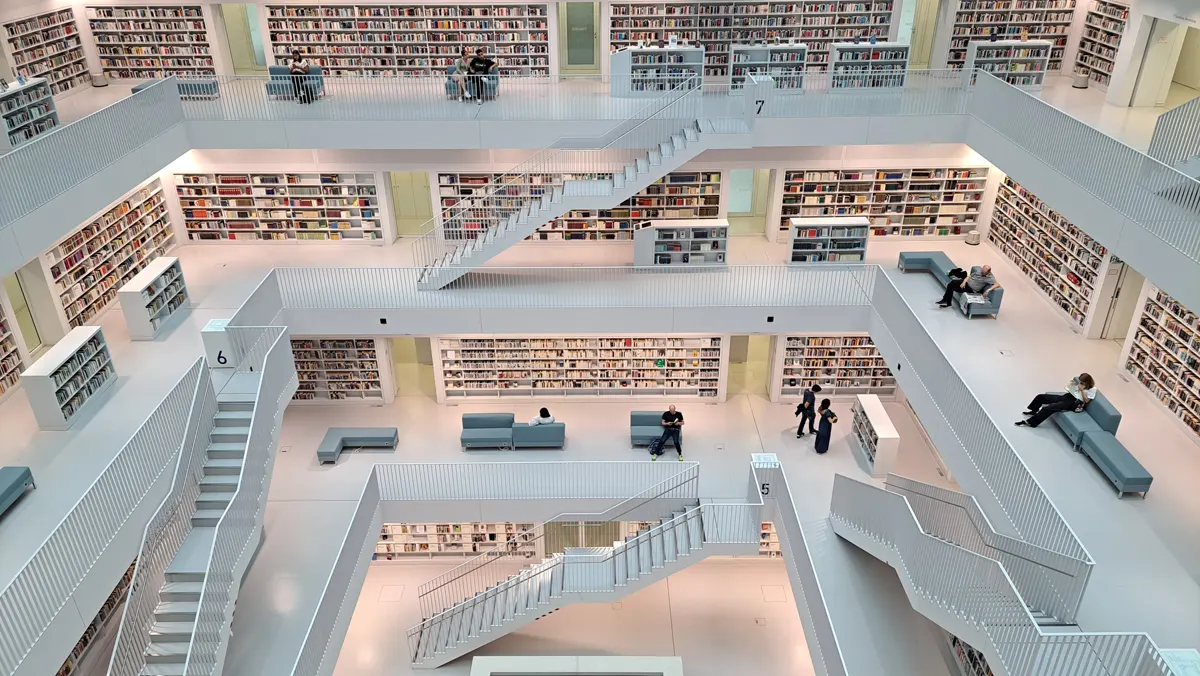 Biblioteca pública de Stuttgart, Alemania
