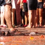 La Tomatina en Buñol es una de las fiestas más populares de España