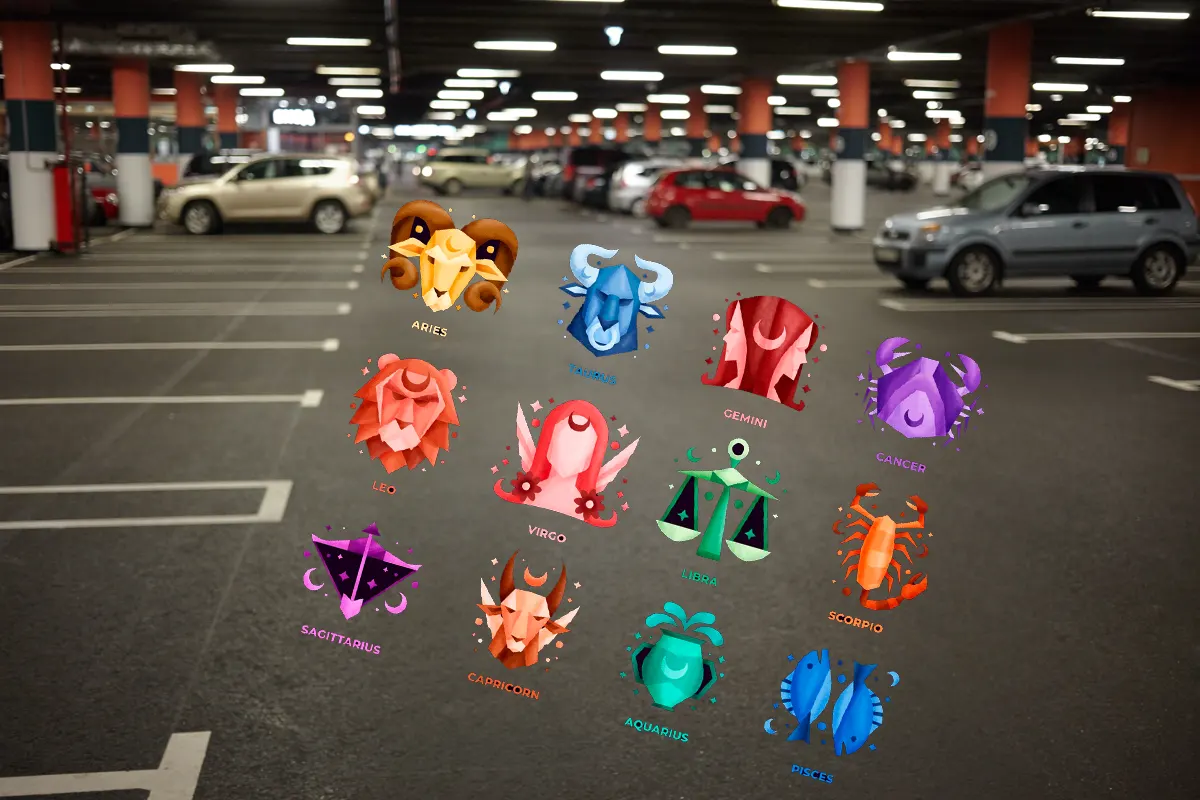 aparcar un coche según el signo del zodiaco