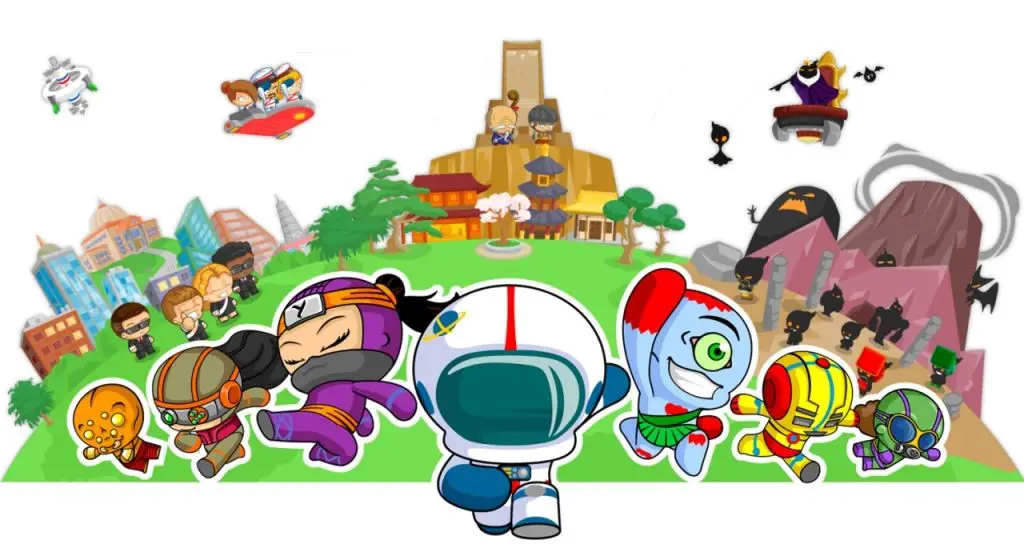 Por medio de los Yogostars, los niños se sumerjen en los juegos de Yogome para luchar contra la Malvada Reina Ignorantia. Imagen: Yogome