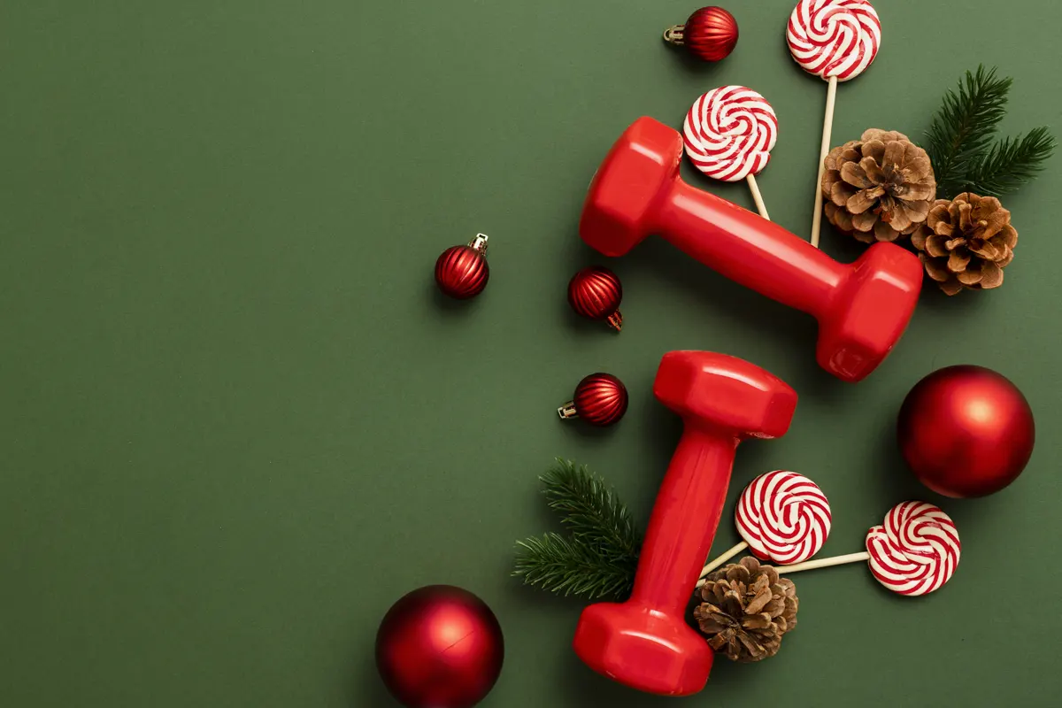 no abandonar el deporte en Navidad